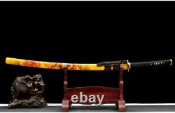 Japon Samurai Swords Katana Plied Steel Blade Razor Sharp Real Full Tang Swords
