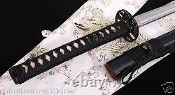 Japonais Samurai Sword Broadsword Katana Plié Main Acier Haute Carbone Shar#2453