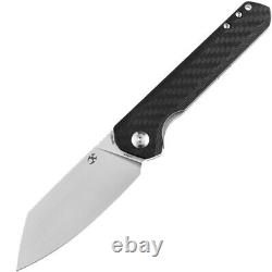 Kansept Couteaux Bulldozer Pocket Knife Carbon Fiber Folding S35vn Blade 1028c2
