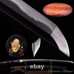 Katana Kobuse Jihada Forgé W Clay Tempered Blade Japonais Samouraï Épée #3434
