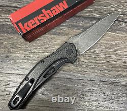 Kershaw 7777cfm390 Bareknuckle Sprint Run Carbon Pliing Knife Rare Dissuite