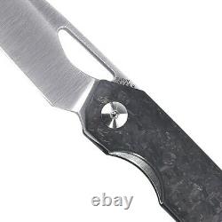 Kizer Cutlery Genie Couteau Pliant 3.4 Cpm-s35vn Steel Blade Carbon Fiber Handle