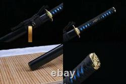 Lame Rouge Pliée À La Main Japonais Katana Très Sharp Full Tang Samourai Sword