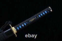 Lame Rouge Pliée À La Main Japonais Katana Très Sharp Full Tang Samourai Sword