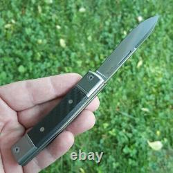 Lionsteel Bestman Bm2 Cf Couteau Pliant 2,88 M390 Fibre De Carbone À Lame D’acier