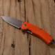 Lionsteel Kur G10 Orange Polding Knife Camp Hunting Collector Edc Cod Kur Ou