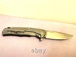 Lionsteel Molletta M390 Lame Stonewash TRE Couteau de Poche Pliant Italie - Super
