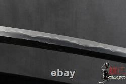 Masterpiece Kobuse Clay Tempered Polded T10 Hadori Japonais Samurai Katana Sword