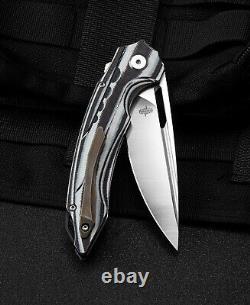 Meilleur couteau pliant Bestech Knives Ornetta 3.54 lame en acier N690 fibre de carbone / G10