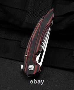 Meilleur couteau pliant Bestech Knives Ornetta, lame en acier N690, fibre de carbone / G10.