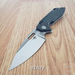 Meilleur couteau pliant Bestech Knives Shodan 3.88 lame en acier S35VN manche en CF / titane