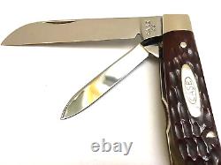 Mint 1940 1964 Casexx #64052 Congrès Poignée D'os Rouge Couteau De Poche Pliant