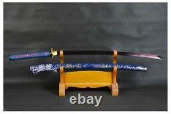 Moderne Futuriste Bleu Dragon Polded Steel Battle Prêt Samurai Katana Sword