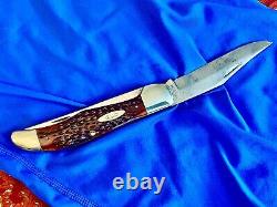 Nice Vintage Cas XX 6265sab Red Bone Polding Hunter Couteau De Poche