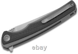 Nous Couteau Co Modèle 704 Couteau Pliant 3.5 M390 Lame D'acier Titanium / Fibre De Carbone