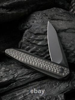 Nous Couteau Opus Pliant Couteau 2.88 Cpm-20cvpoignée De Fibre De Carbone De La Lame D'acier