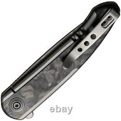 Nous Couteau Sentinelle Smooth Framelock Titanium / Fibre De Carbone Couteau Pliant 200431