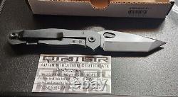 Nouveau Quatermastre 74/300 Couteau Pliant À Serrure Linéaire Rare Avec Certification