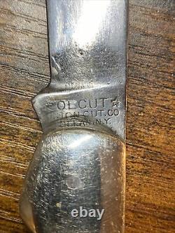 Olcut Union Coupe Co, Ny-folling Chasseur Couteau À Lame Unique
