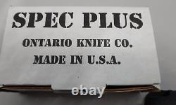 Original Spec Plus Jump Spf52-95 Couteau De Verrouillage Pliant Ontario USA Survival Nos