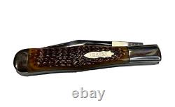 Pocketknife Case 61050sab 1990 Polding Hunter Antique Green Bone Kp-1574