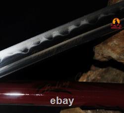 Qualité Forgée Main Pliée Et Trempée En Acier T10 Sword Samourai Katana