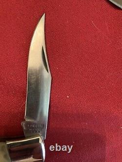 Rare/vintage Camillus #8 Sword Brand Couteau Pliant- Poignée Staglon Fabriqué Aux États-unis28