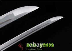 Real Full Tang Katana High Carbon Steel Japon Samourai Sword Couteau Lame Sharp