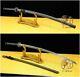 Real Plein Tang Katana Japonais Samourai Sword Couteau 1060 Acier Au Carbone Razor Sharp