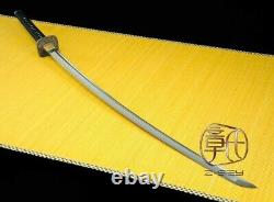 Real Plein Tang Katana Japonais Samourai Sword Couteau 1060 Acier Au Carbone Razor Sharp