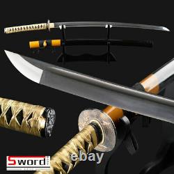 Samouraï D'or Japonais Épée Katana 2048 Couches En Acier Plié Sharp Peut Couper L'arbre