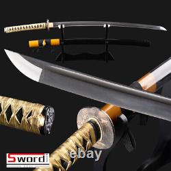 Samouraï D'or Japonais Épée Katana 2048 Couches En Acier Plié Sharp Peut Couper L'arbre