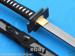 Samourai Sword Broadsword Katana Main Pliée Haute Lame D'acier Au Carbone Tranchante #2448