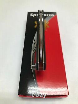 Spyderco Kapara C241cfp Couteau Pliant Avec Poignées En Fibre De Carbone Acier À Lame S30v