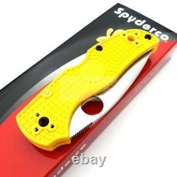Spyderco Native 5 Salt Folding Knife 3 LC 200 N Tool Steel Blade Frn Poignée