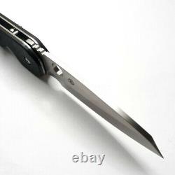 Spyderco Smock Couteau Pliant 3.5 Cpm S30v Steel Blade Carbon Fiber/g10 Handle