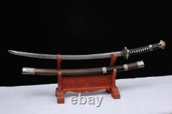 Tachi Japonais Japonais Samurai Katana Sword Polded Steel Sharp Hardwood Gaine