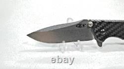 Tolérance Zéro 0566cf Zt Hinderer Carbon Fibre Poignée Elmax Blade Pliant Couteau