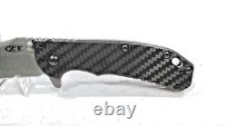 Tolérance Zéro 0566cf Zt Hinderer Carbon Fibre Poignée Elmax Blade Pliant Couteau