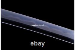 Top Clay Tempered Acier Au Carbone Plié Japonais Tachi Sword Sharp Full Tang Blade