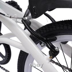 Vélo pliant adulte en acier au carbone à 7 vitesses, 20 pouces, léger et neuf