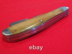 Vintage 1911-14 Olcut Union Olean Ny USA Kabar Hatchet Pliant Pocket Knife