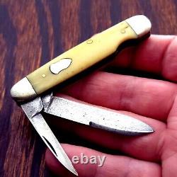Vintage Cattaraugus 24379 Easy Opener Jack Pliant Couteau De Poche Fabriqué En USA