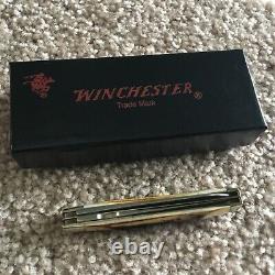 Winchester Physicians (2 Blade) Couteau Pliant #w18-25078 Stag (marque New In Box)