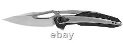 Zero Tolerance 0990 Flipper Pliant Couteau 20cv Lame Carbon Fibre Zt Dealer